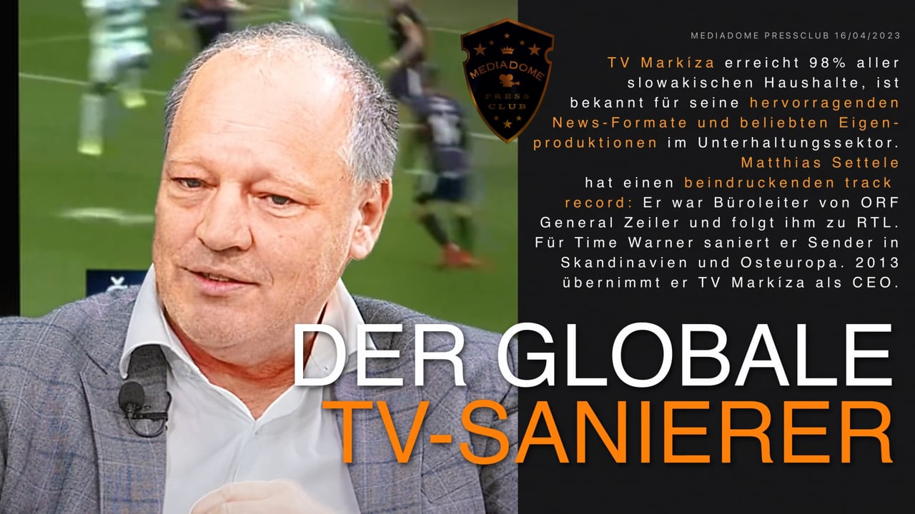 mediadome: Matthias Settele &#8211; Der globale TV-Sanierer