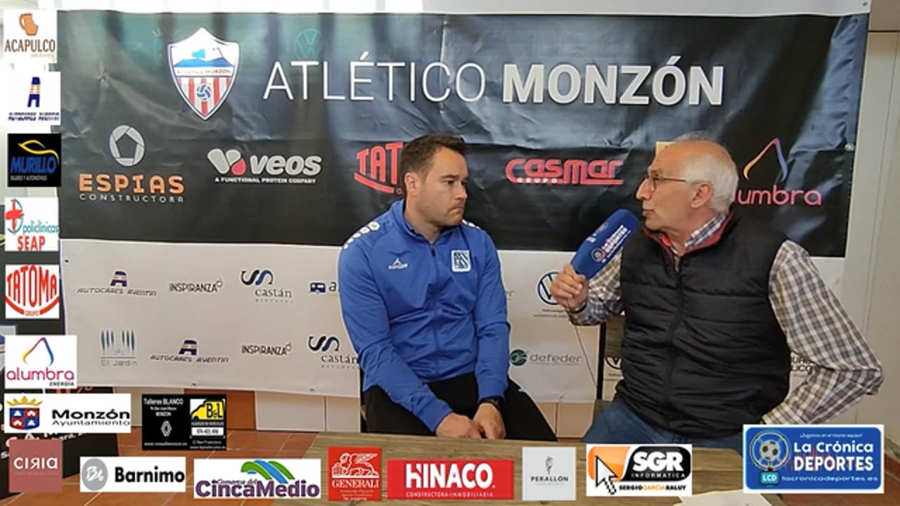 RUBÉN ZAPATER (Entrenador Epila) At Monzón Alumbra 1-1 Epila / J 29 / 3ª División