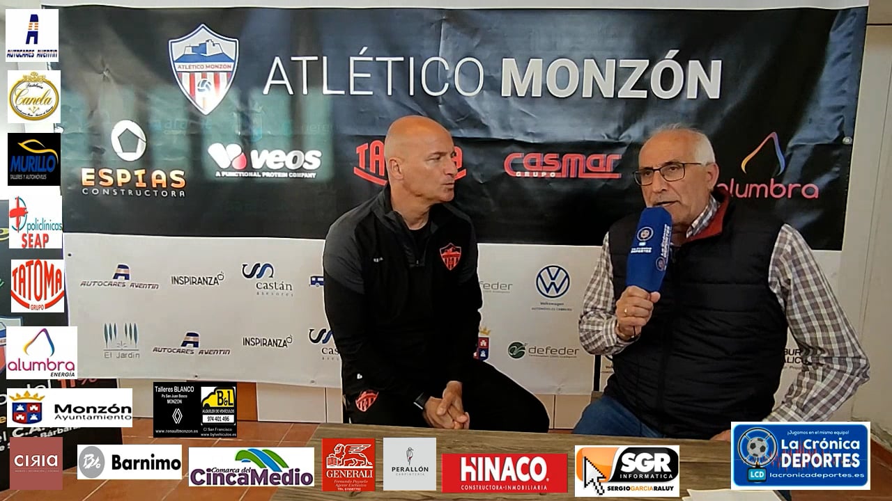 ISMAEL MARIANI (Entrenador Monzón) At Monzón Alumbra 1-1 Epila / J 29 / 3ª División