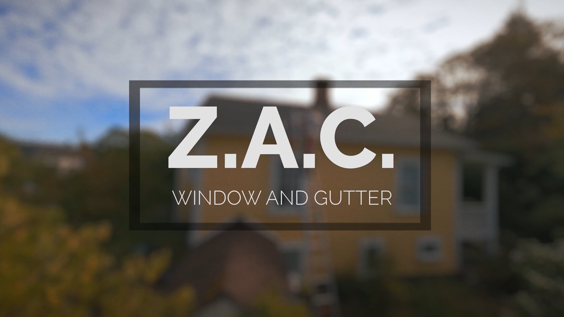 Z.A.C. Window and Gutter