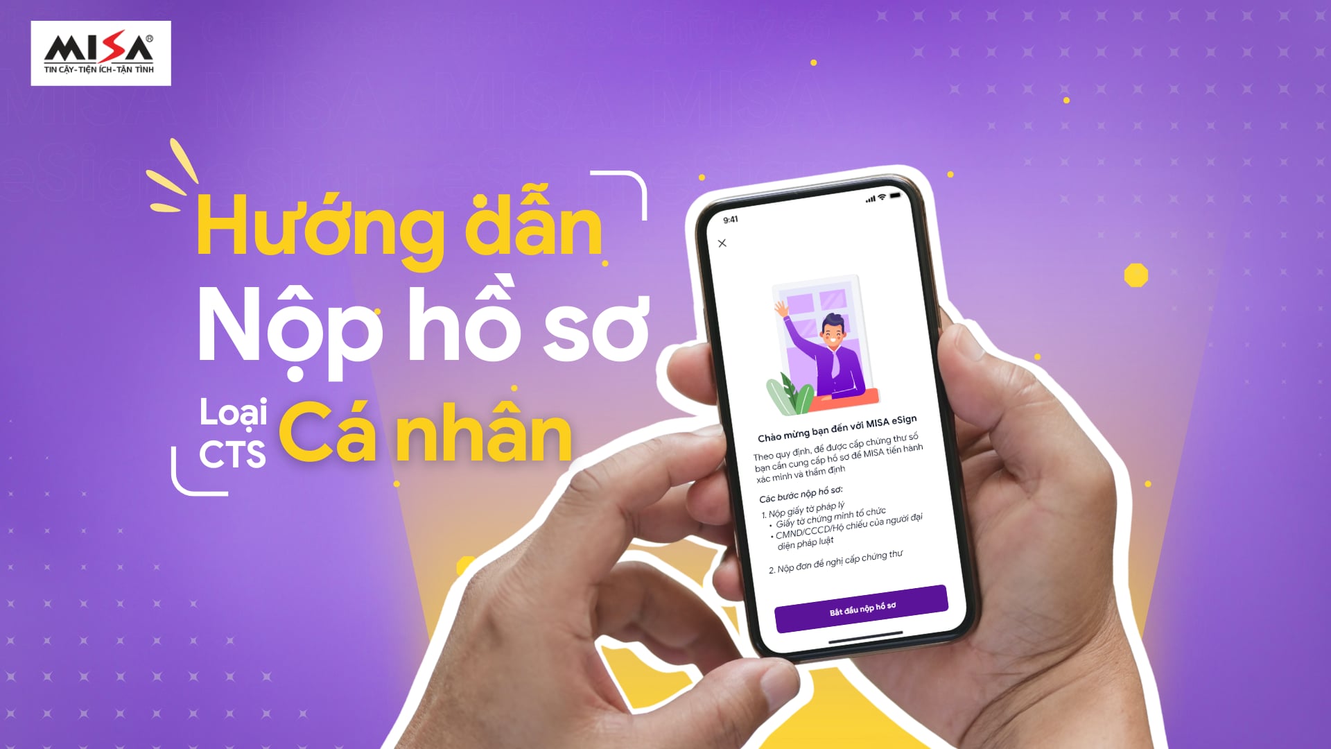 [MISA eSign] Hướng dẫn nộp hồ sơ cấp CTS eKYC cho Cá nhân | Videos ...