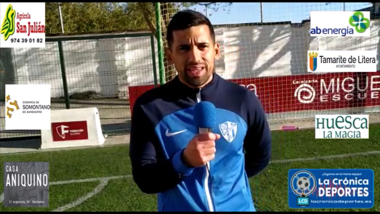 SEBAS MARTÍNEZ (Entrenador Huesca B) SD Huesca B 2-1 CD Binéfar / Jornada 29 / 3ª División