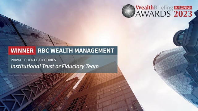 RBC Wealth Management Wins Award For Best Institutional Trust, Fiduciary Team  placholder image
