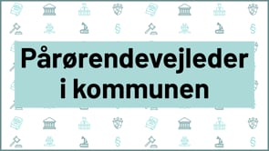 Pårørendevejleder i kommunen