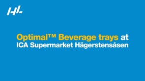 Prévia do vídeo Optimal™ Beverage trays at ICA Supermarket Hägerstensåsen