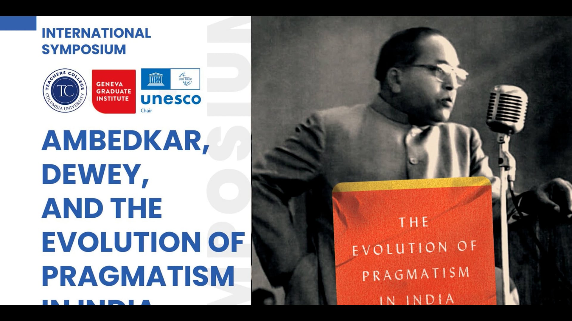 (EN) Ambedkar, Dewey, and the Evolution of Pragmatism in India - 30 April 2023