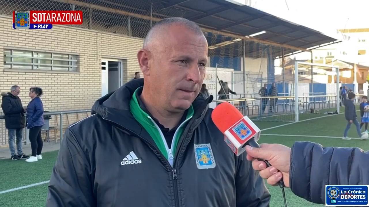 JAVI MORENO (Entrenador Tarazona) Cirbonero 1-3 SD Tarazona / J30 / 2ª RFEF - Grupo 2 / Fuente: SD Tarazona 