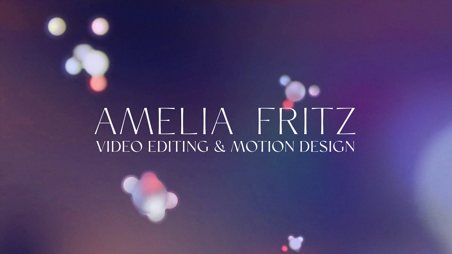 AMELIA FRITZ - 2023 DEMO REEL on Vimeo