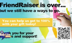 Friendraiser is Over but You Can Still Help