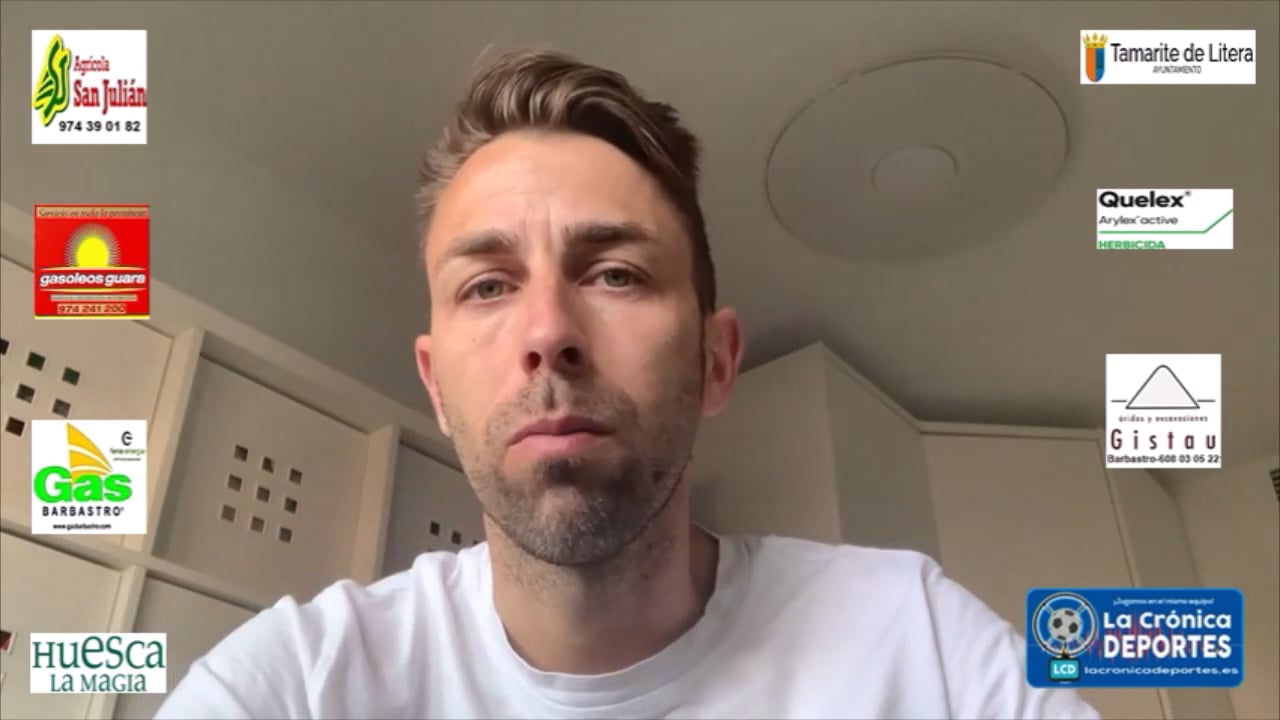 JOSÉ CARLOS GALLEGO (Entrenador Almudévar) CDJ Tamarite 1-2 AD Almudévar / Jornada 29 / 3ª División