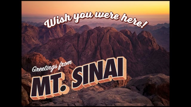 Spiritual Postcards: A Journey to Sinai, Session 4