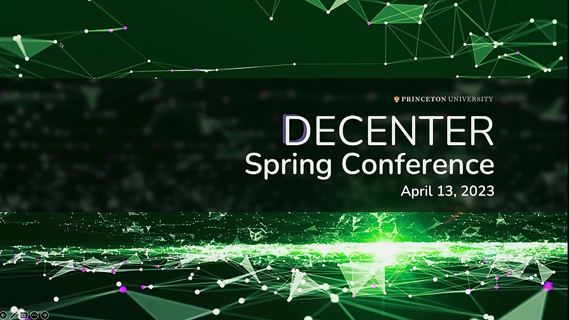 Intro + Rostin Behnam - DeCenter Spring Conference 2023