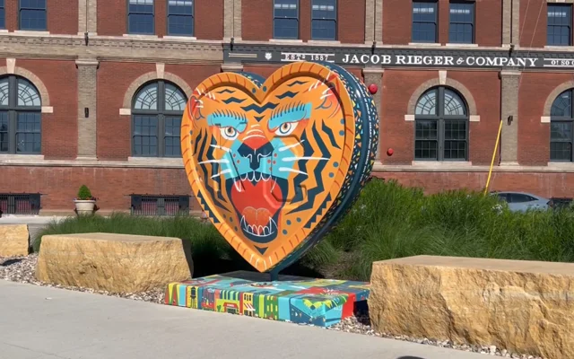 Last week to view Parade of Hearts in Kansas City