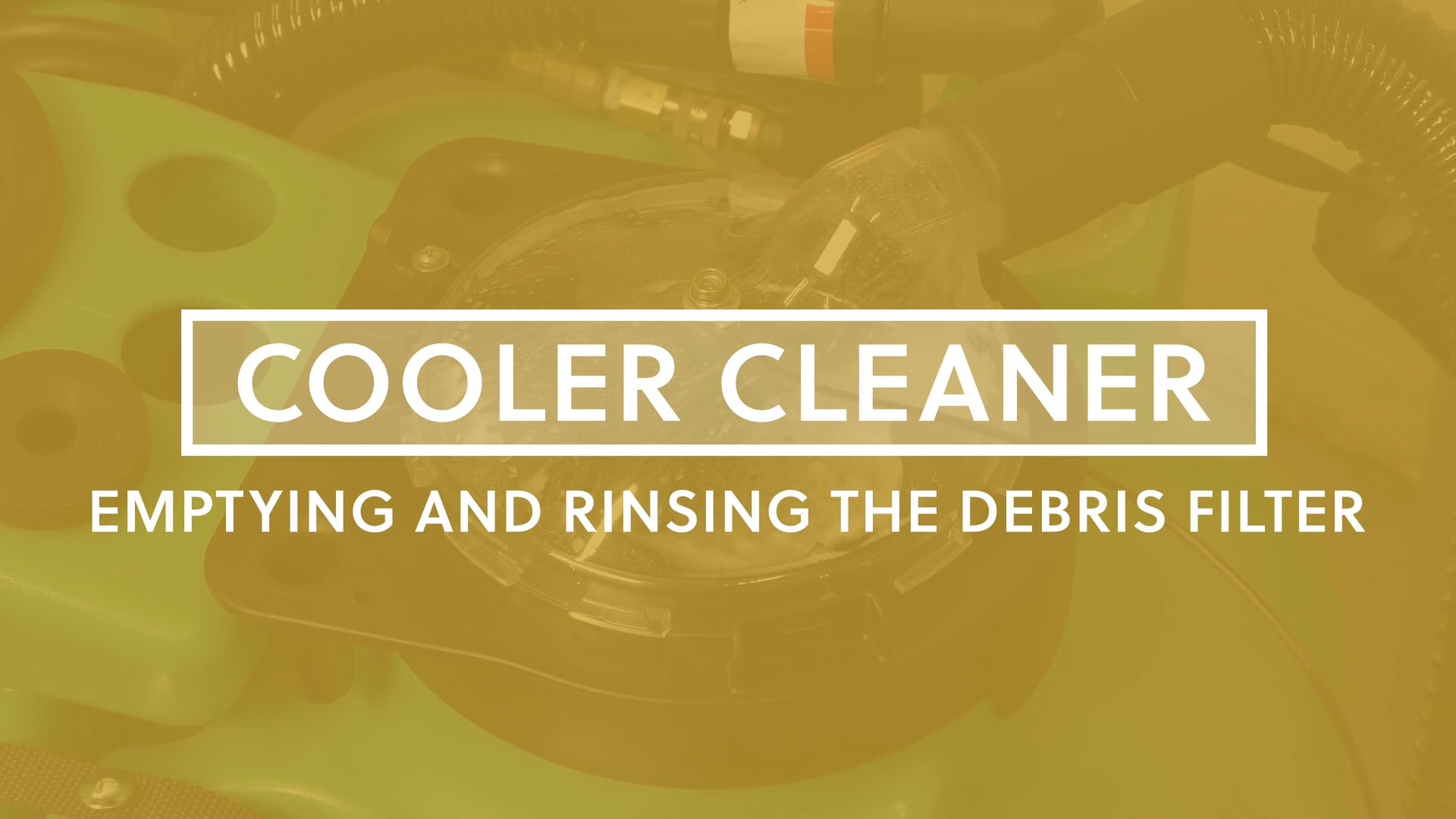 Emptying and Rinsing the Debris Filter - video thumbnail