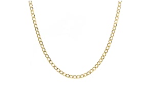 14kt Yellow Gold Curb-Link Choker Necklace