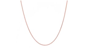 1.2mm 14kt Rose Gold Wheat-Chain Necklace