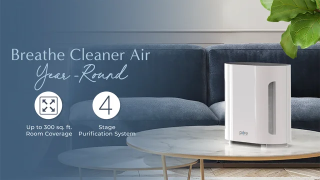 Air Purifier with UV Light & True HEPA, Up To 300 sq. ft.