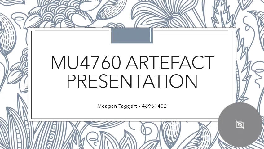 Artefact Presentation on Vimeo