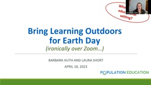 Take Learning Outdoors this Earth Day