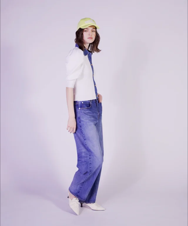 DSC / スターワイドデニムパンツ BOTTOMS Night STORE | ダブル 