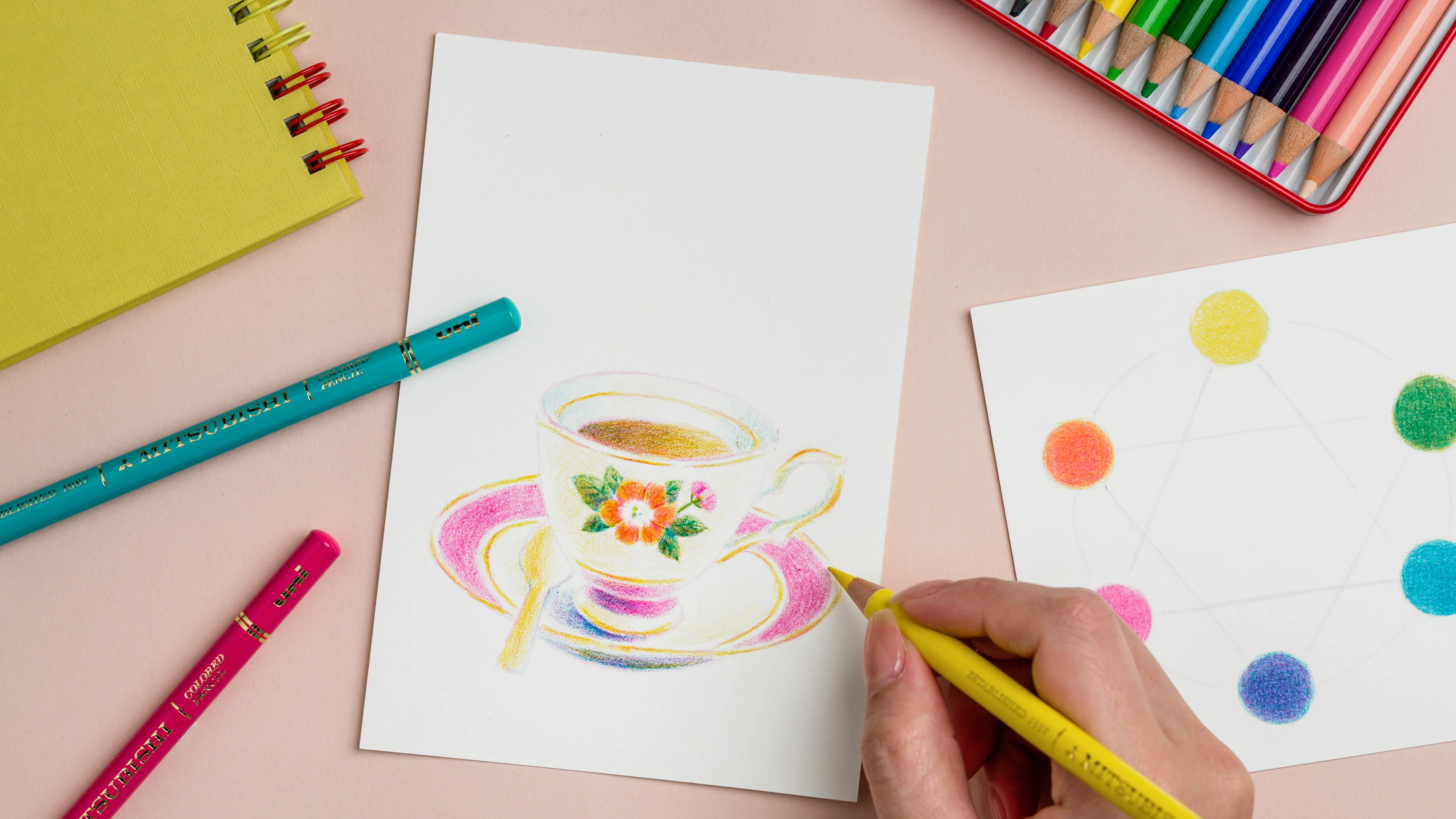 色の仕組みを学んで描く、はじめての色鉛筆画 | Lakit