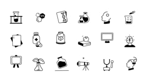 Animated Science Doodles, an Icon by Vectors Market (Thumbnail 2 of 8)
