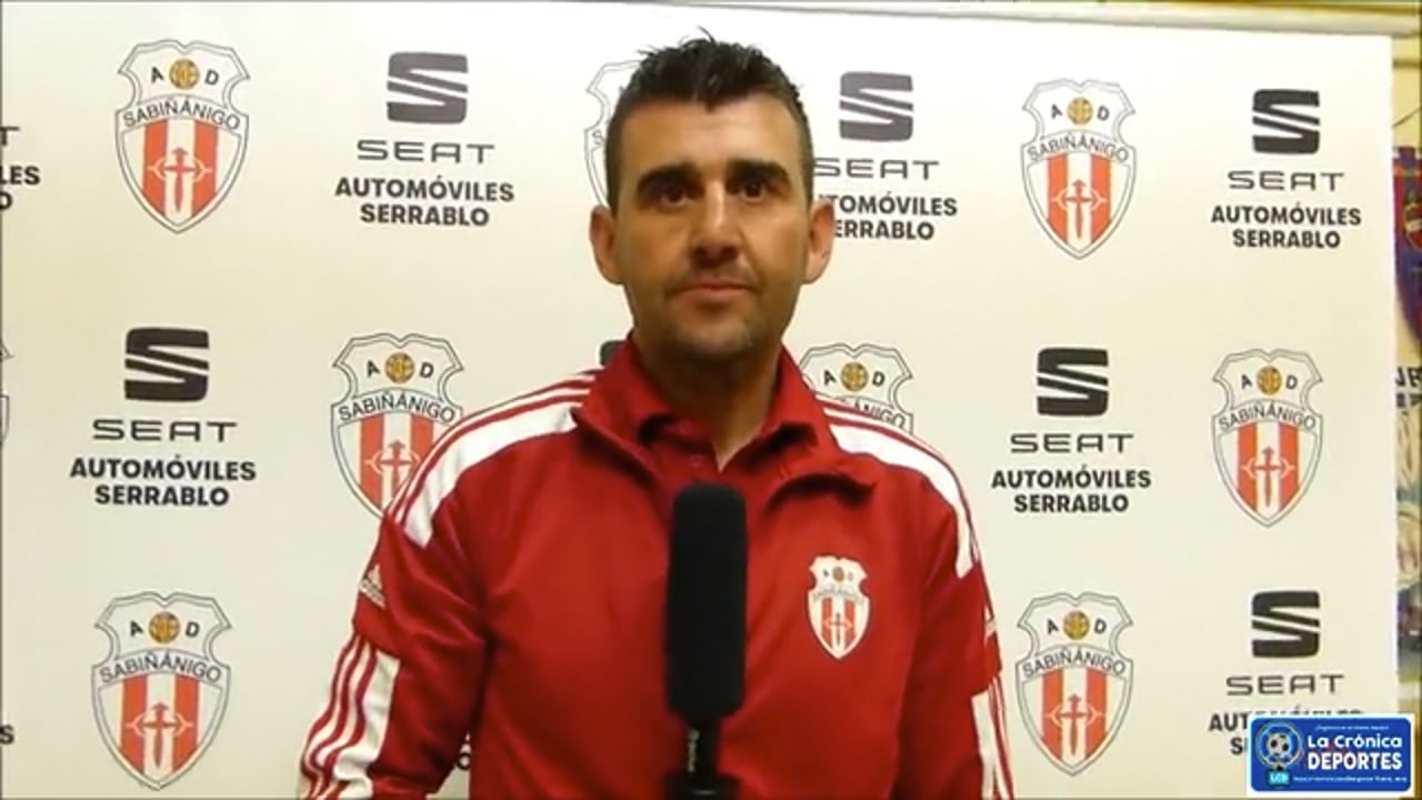 MARCOS PIEDRAFITA (Entrenador Sabiñánigo) AD Sabiñánigo 3-0 UD Biescas / J23 / Regional Preferente Gr 1 / Fuente: Deporte Cantera 