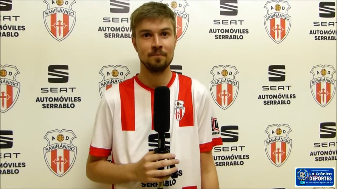 JESÚS MARTÍNEZ (Jugador Sabiñánigo) AD Sabiñánigo 3-0 UD Biescas / J23 / Regional Preferente Gr 1 / Fuente: Deporte Cantera 