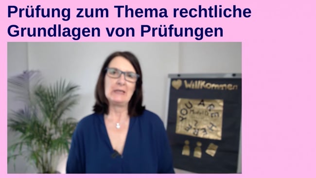 46 - Vorbereitung auf die Prüfung: Rechtliche Grundlagen