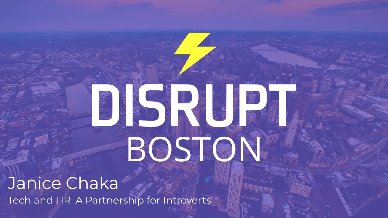 Tech and HR: A Partnership for Introverts | Janice Chaka | DisruptHR Talks