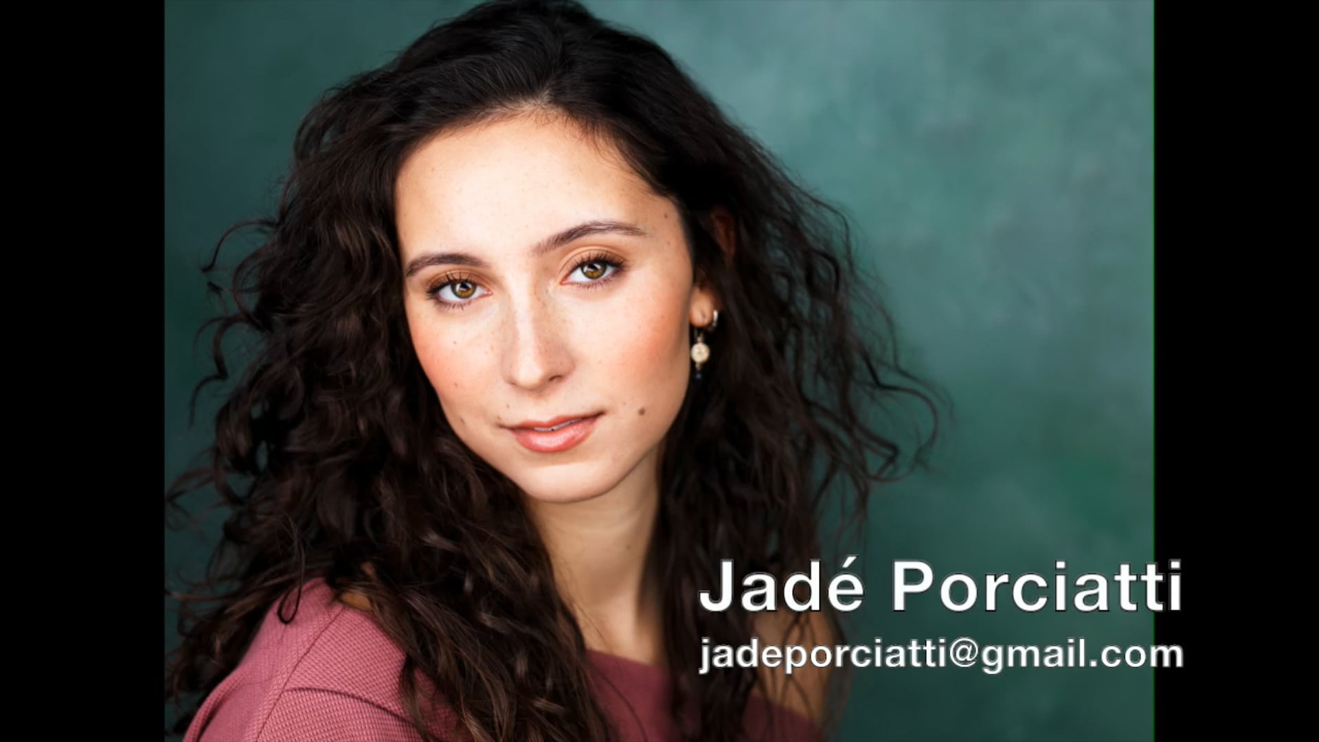 Jadé Porciatti Acting Reel