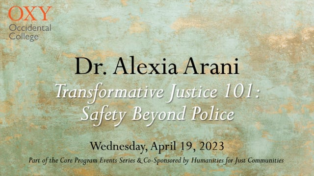 Occidental College Core Events on Vimeo