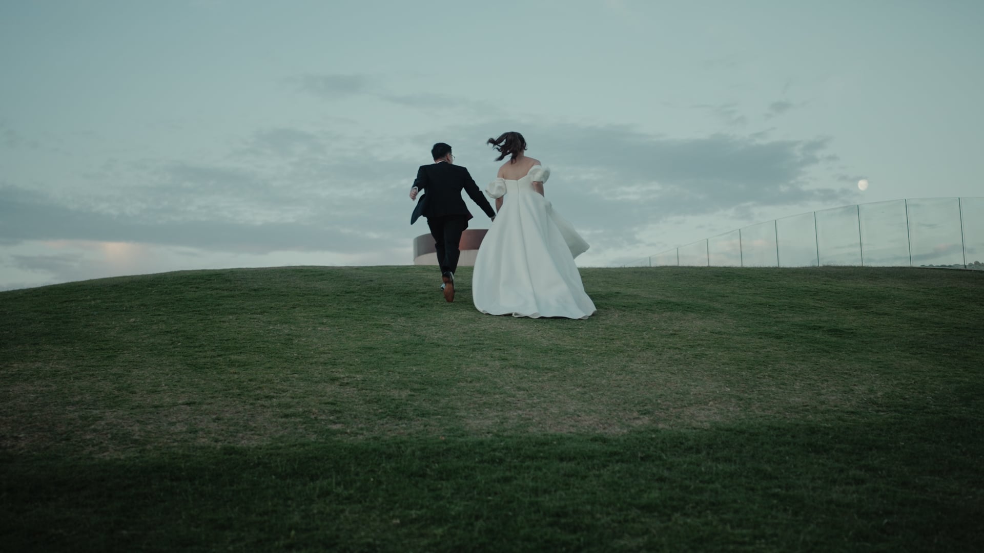 Hubert Estate, Yarra Valley wedding — wedding ceremony, photographed by C2 Films