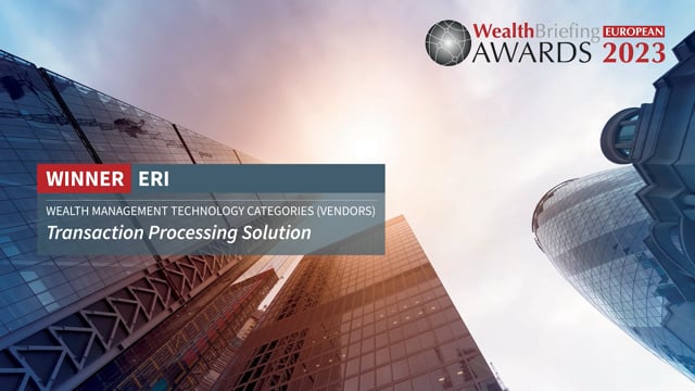 ERI Wins Transaction Processing Solution Award placholder image