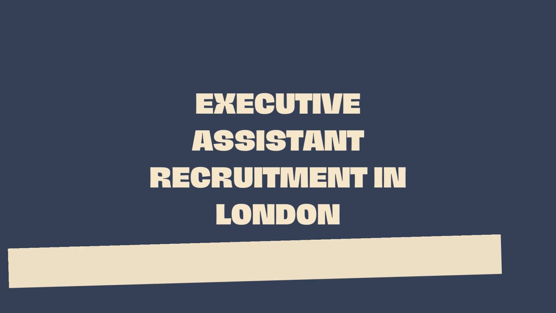 role-of-executive-assistant-in-london-on-vimeo