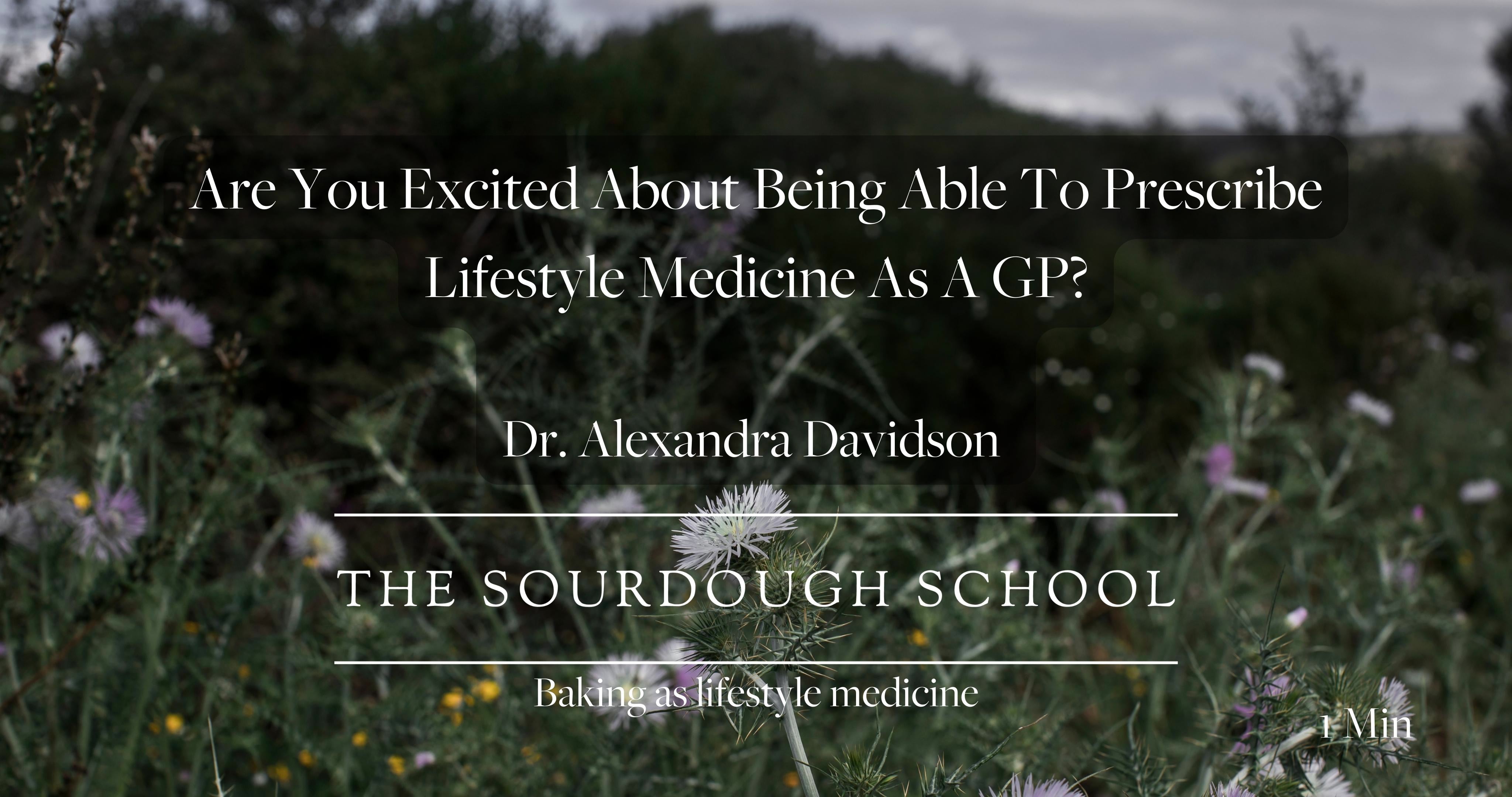 Are You Excited About Being Able To Prescribe Lifestyle Medicine As A ...