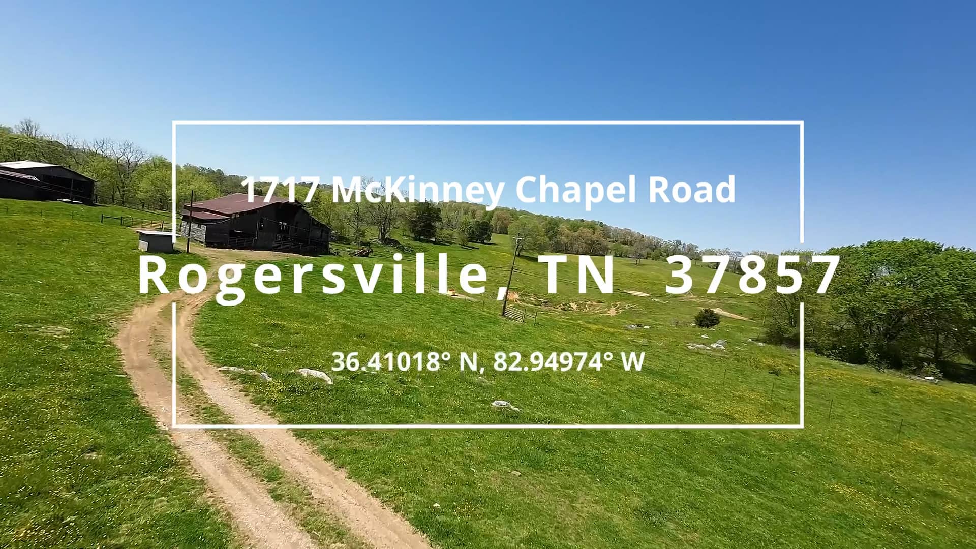 1717 McKinney Chapel Road Rogersville, TN 37857 on Vimeo