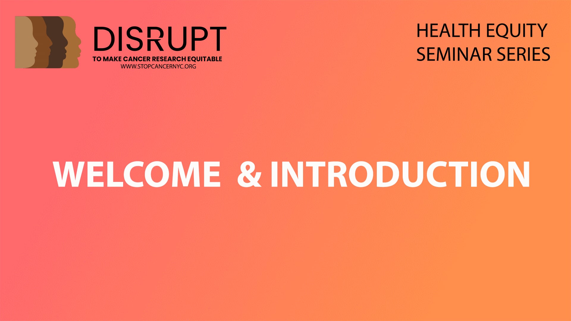 WELCOME & INTRODUCTION on Vimeo