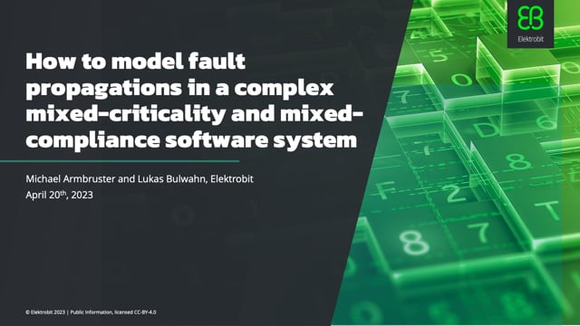 How to model fault propagations in a complex mixed-criticality and mixed-compliance software system