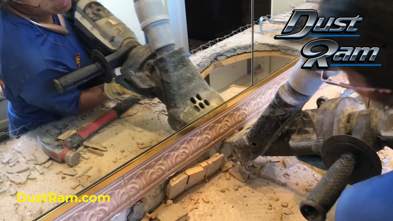 DustRam Dust Free Tile Backsplash Removal by DustRam 8443878373