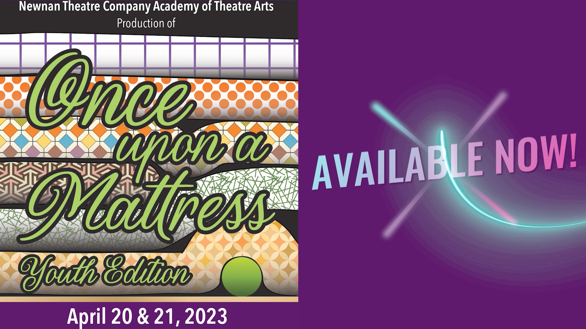 Watch Newnan Academy of Theatre Arts Once Upon a Mattress April 20, 2023 Online Vimeo On