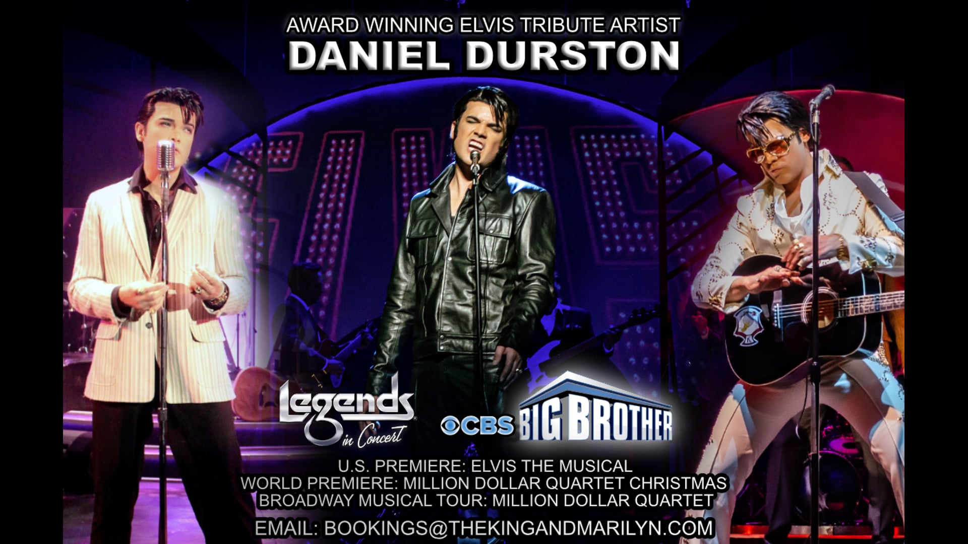 Promotional video thumbnail 5 for Daniel Durston - Elvis Tribute Artist