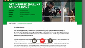 Hull KR Foundation: Get Inspired Documentary