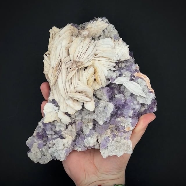 large Baryte, Fluorite & Quartz