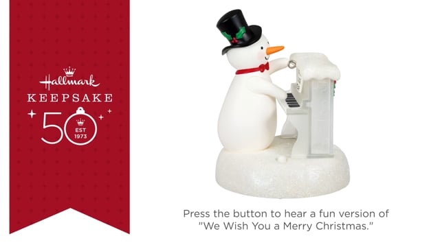 Musical Tree Lighting Snowman - Hallmark Corporate