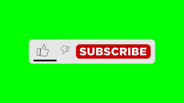 Subscribe Button, Youtube, Green Screen. Free Stock Video - Pixabay