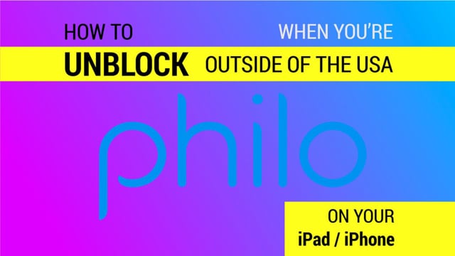 How to Watch Philo Outside the USA on an iPhone or iPad video thumbnail