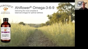 Ahiflower Omega 3-6-9. A more complete and balanced omega source for patients.