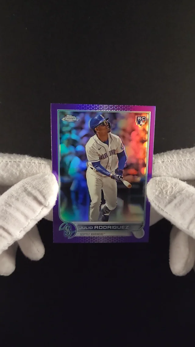 2022 Topps Chrome Update Series - [Base] - Purple Refractor #USC150 - Julio  Rodriguez