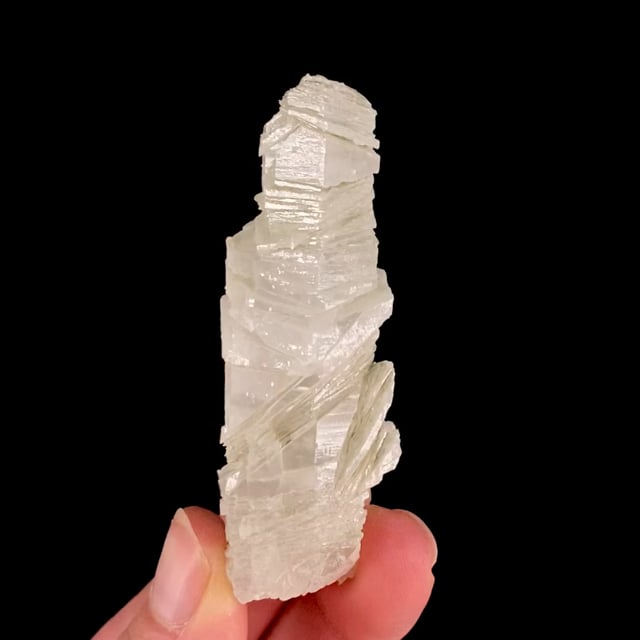 Quartz ''cast'' with Calcite impressions